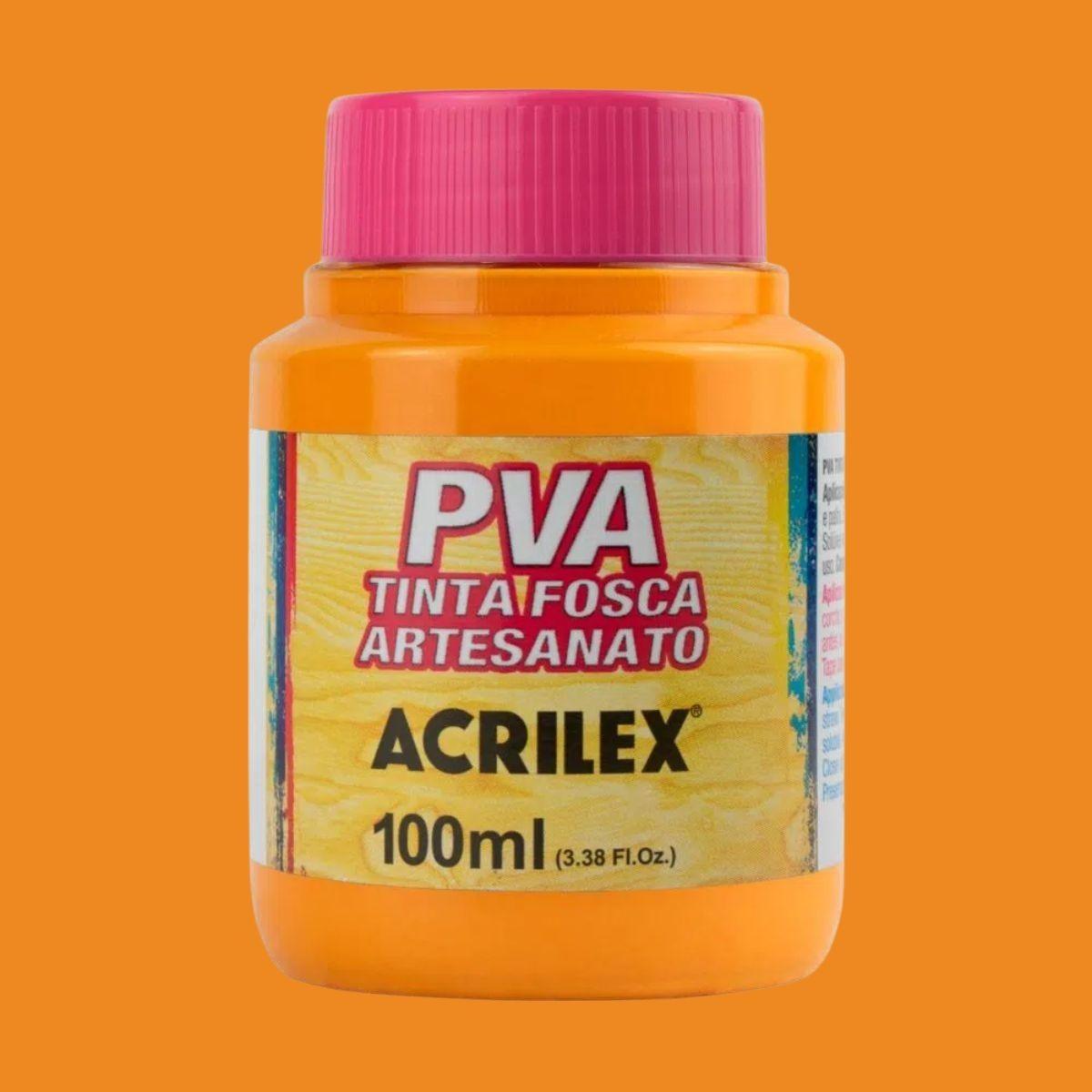 Tinta PVA Acrilex 100ml Fosca Artesanato - Palácio da Arte