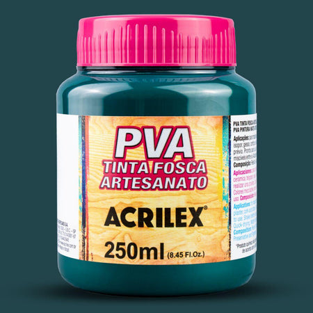 Tinta PVA Acrilex 250ml Artesanato Fosca - Palácio da Arte