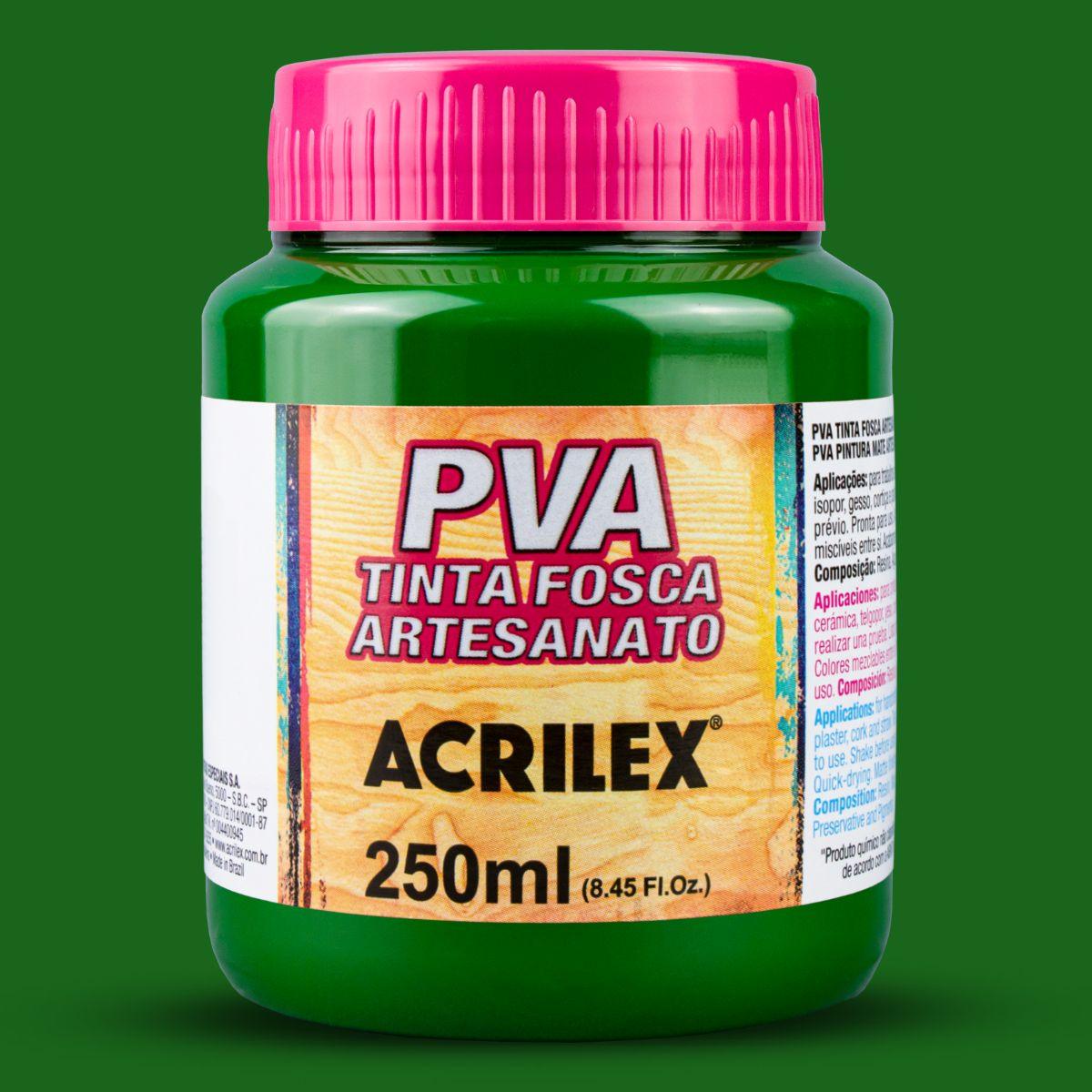 Tinta PVA Acrilex 250ml Artesanato Fosca - Palácio da Arte