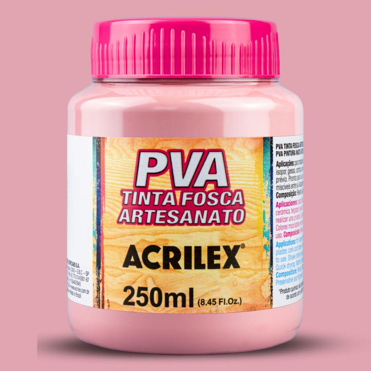 Tinta PVA Acrilex 250ml Artesanato Fosca - Palácio da Arte