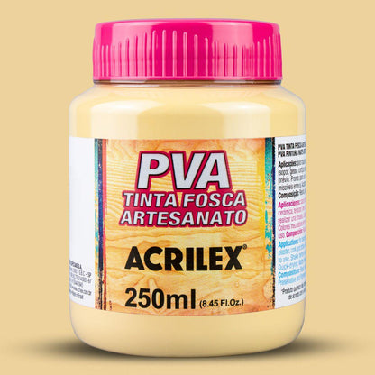 Tinta PVA Acrilex 250ml Artesanato Fosca - Palácio da Arte