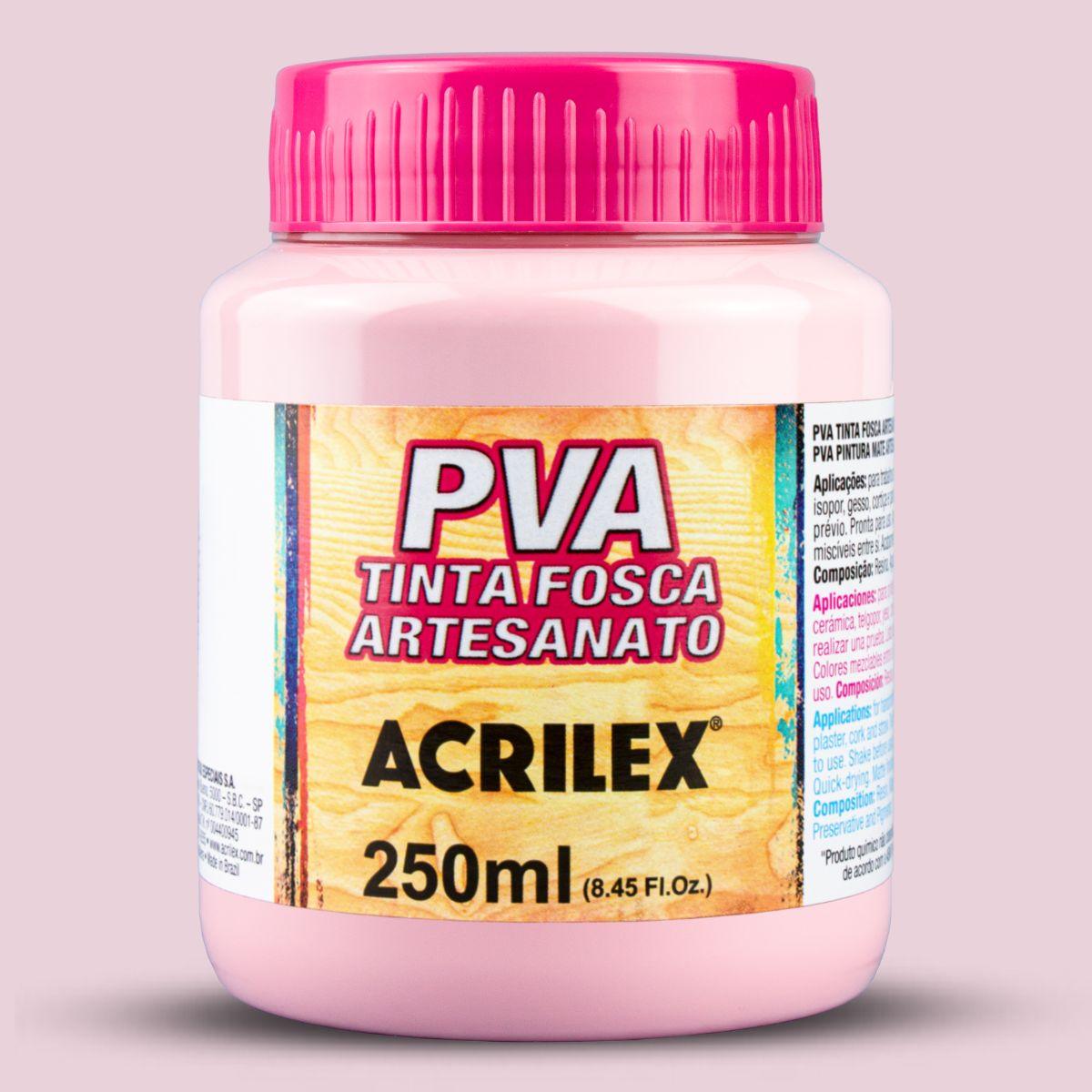 Tinta PVA Acrilex 250ml Artesanato Fosca - Palácio da Arte