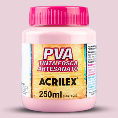 Tinta PVA Acrilex 250ml Artesanato Fosca - Palácio da Arte