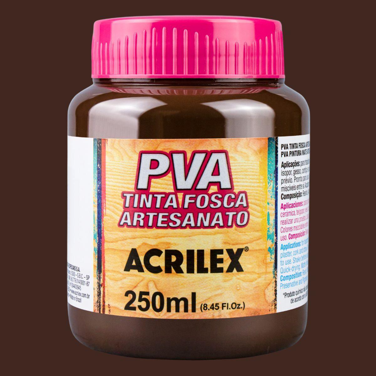 Tinta PVA Acrilex 250ml Artesanato Fosca - Palácio da Arte
