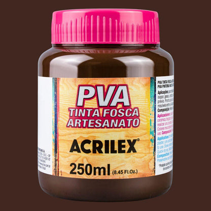 Tinta PVA Acrilex 250ml Artesanato Fosca - Palácio da Arte