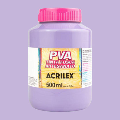 Tinta PVA Acrilex 500ml Artesanato Fosca - Palácio da Arte