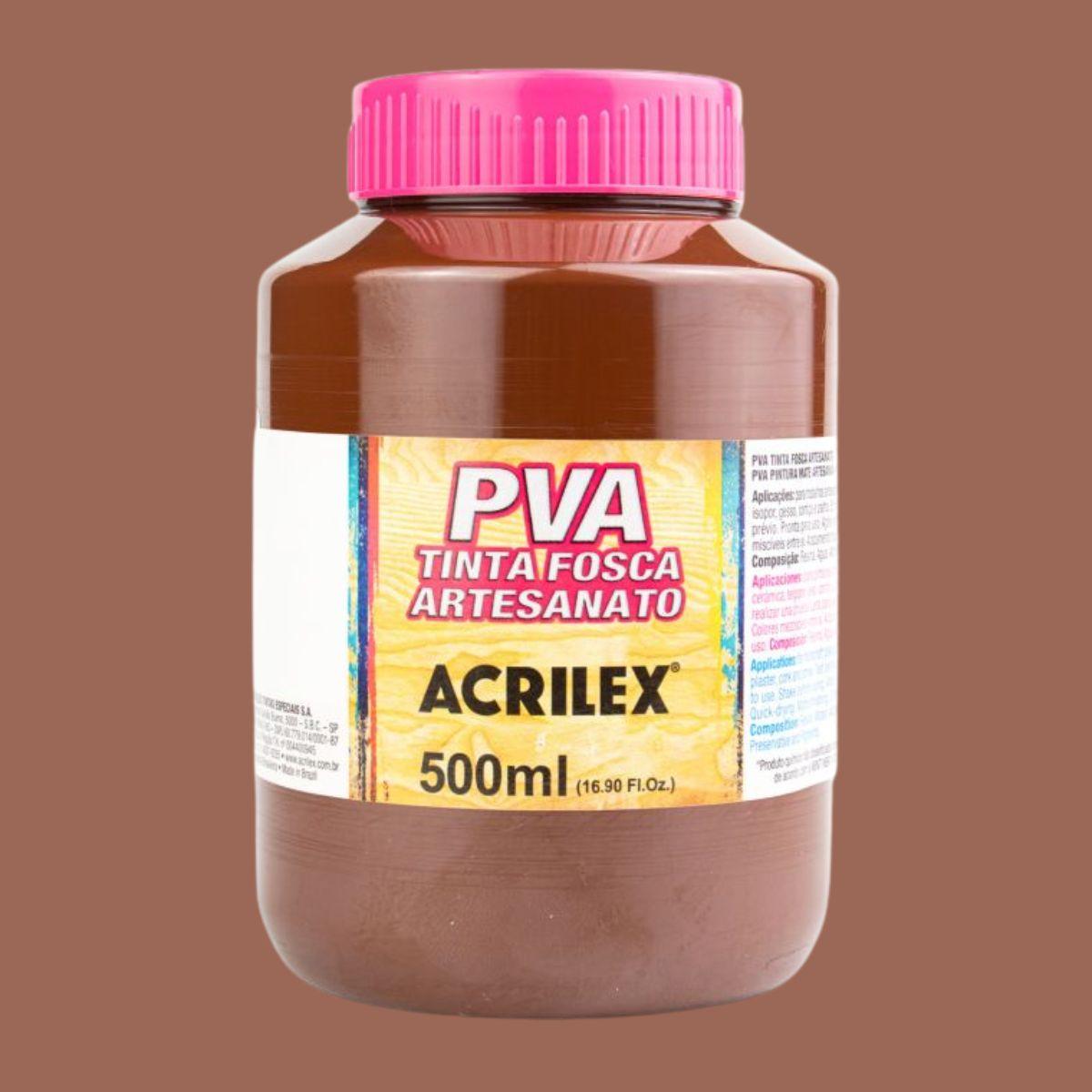 Tinta PVA Acrilex 500ml Artesanato Fosca - Palácio da Arte