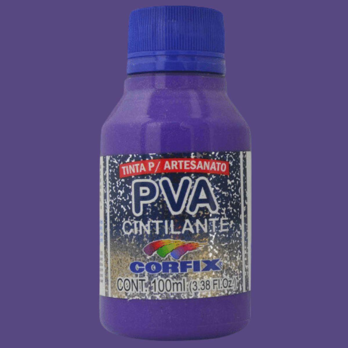 Tinta PVA Cintilante Corfix 100ml - Palácio da Arte