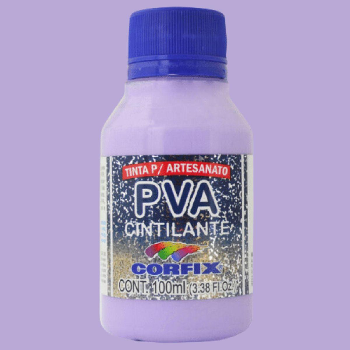 Tinta PVA Cintilante Corfix 100ml - Palácio da Arte