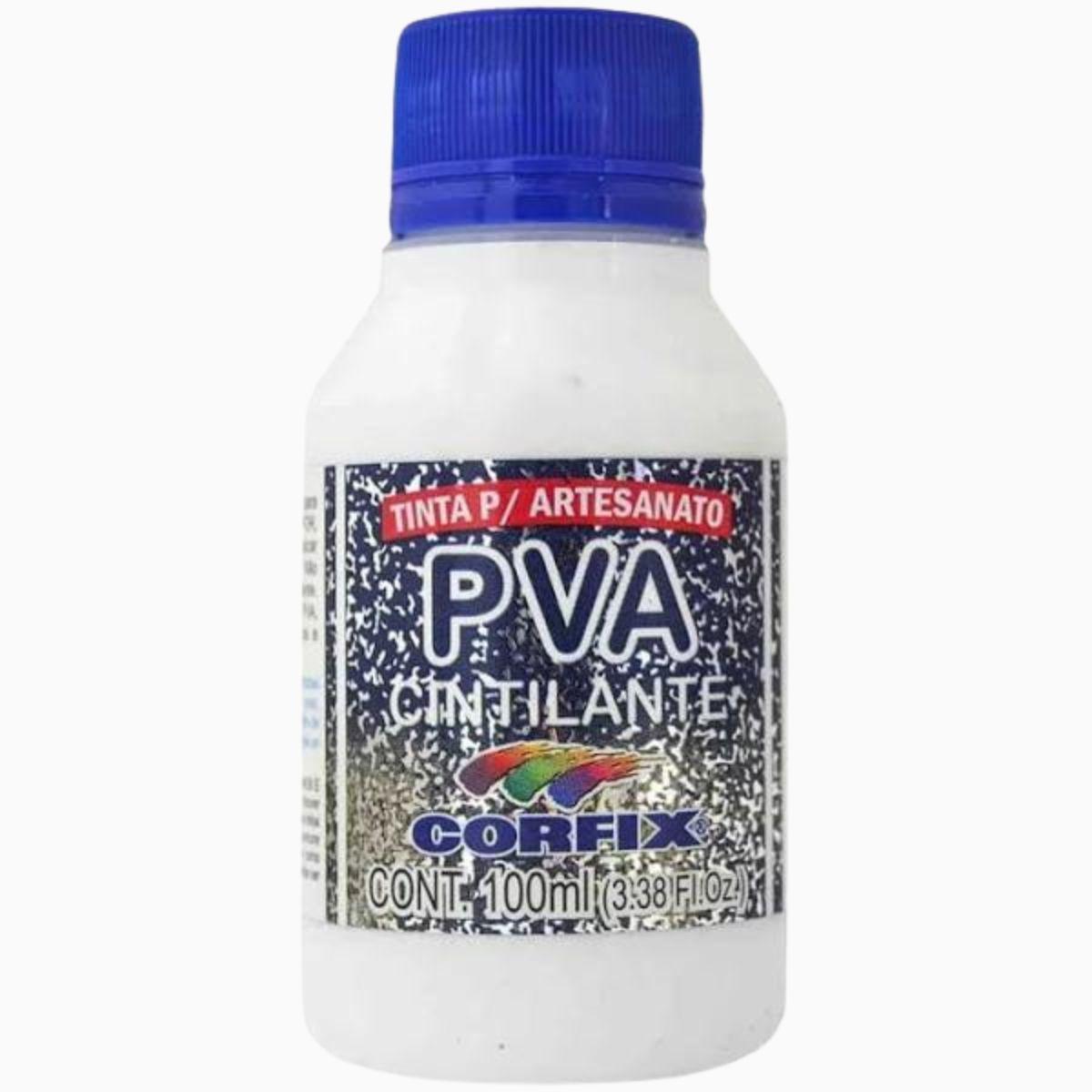 Tinta PVA Cintilante Corfix 100ml - Palácio da Arte