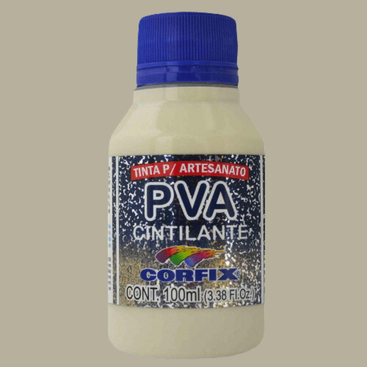 Tinta PVA Cintilante Corfix 100ml - Palácio da Arte