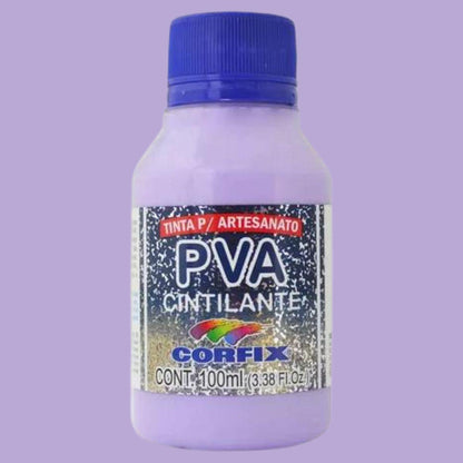 Tinta PVA Cintilante Corfix 100ml - Palácio da Arte