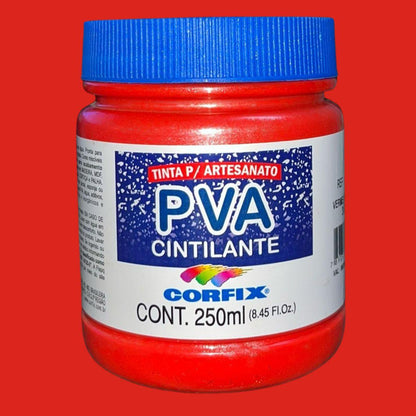 Tinta PVA Cintilante Corfix 250ml - Palácio da Arte