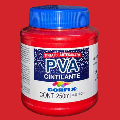 Tinta PVA Cintilante Corfix 250ml - Palácio da Arte