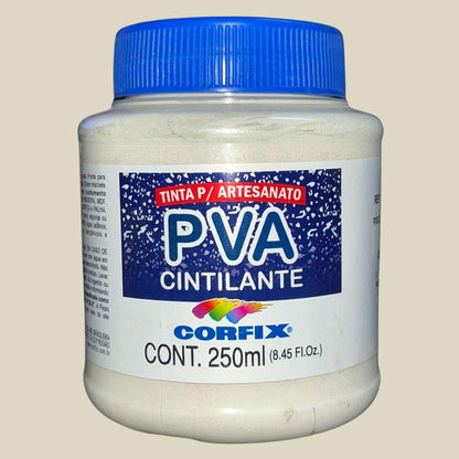 Tinta PVA Cintilante Corfix 250ml - Palácio da Arte