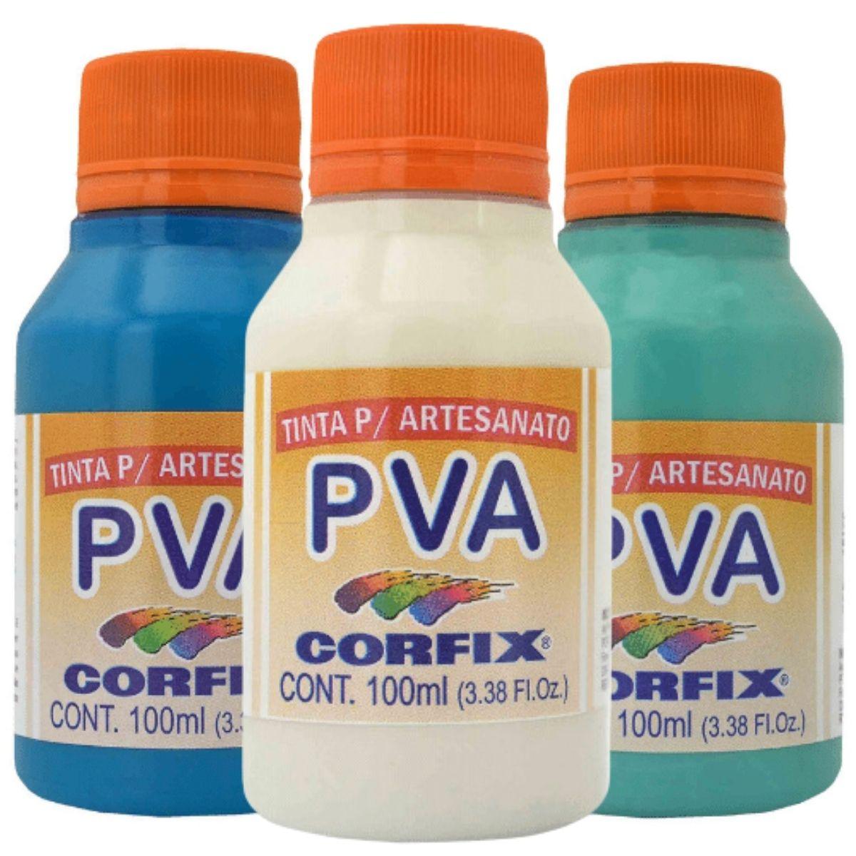 Tinta PVA Fosca Corfix 100ml - Palácio da Arte