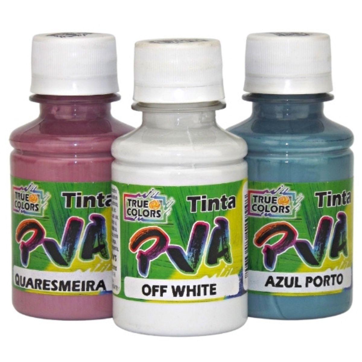 Tinta PVA True Colors 100ml Fosca - Palácio da Arte