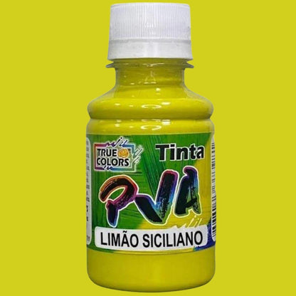 Tinta PVA True Colors 100ml Fosca - Palácio da Arte