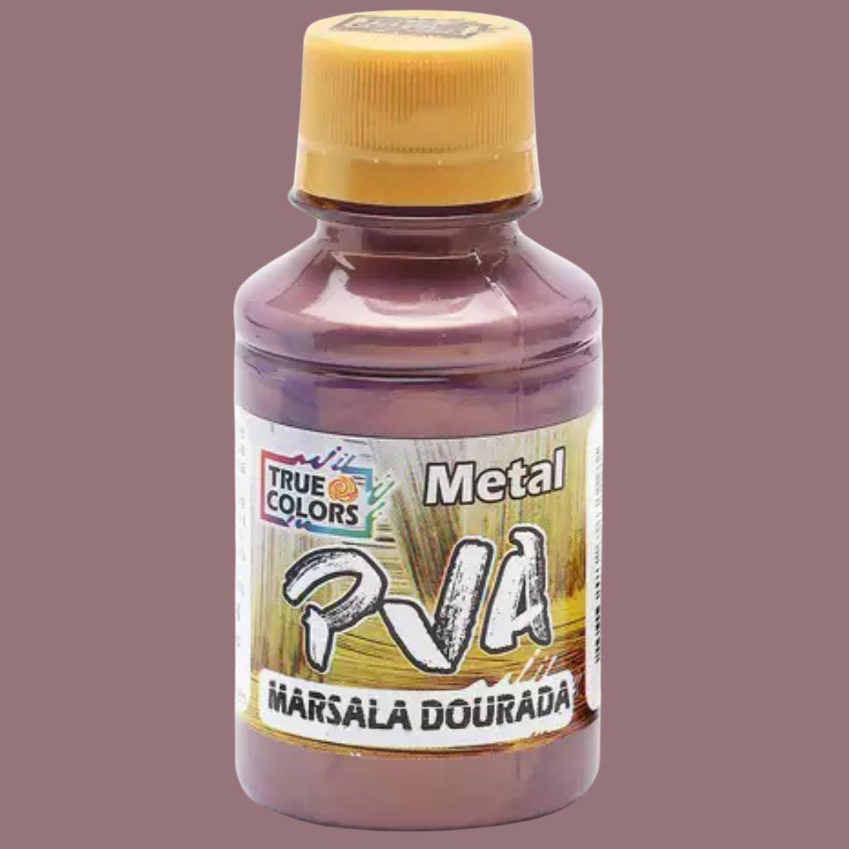 Tinta PVA True Colors 100ml Metálica - Palácio da Arte
