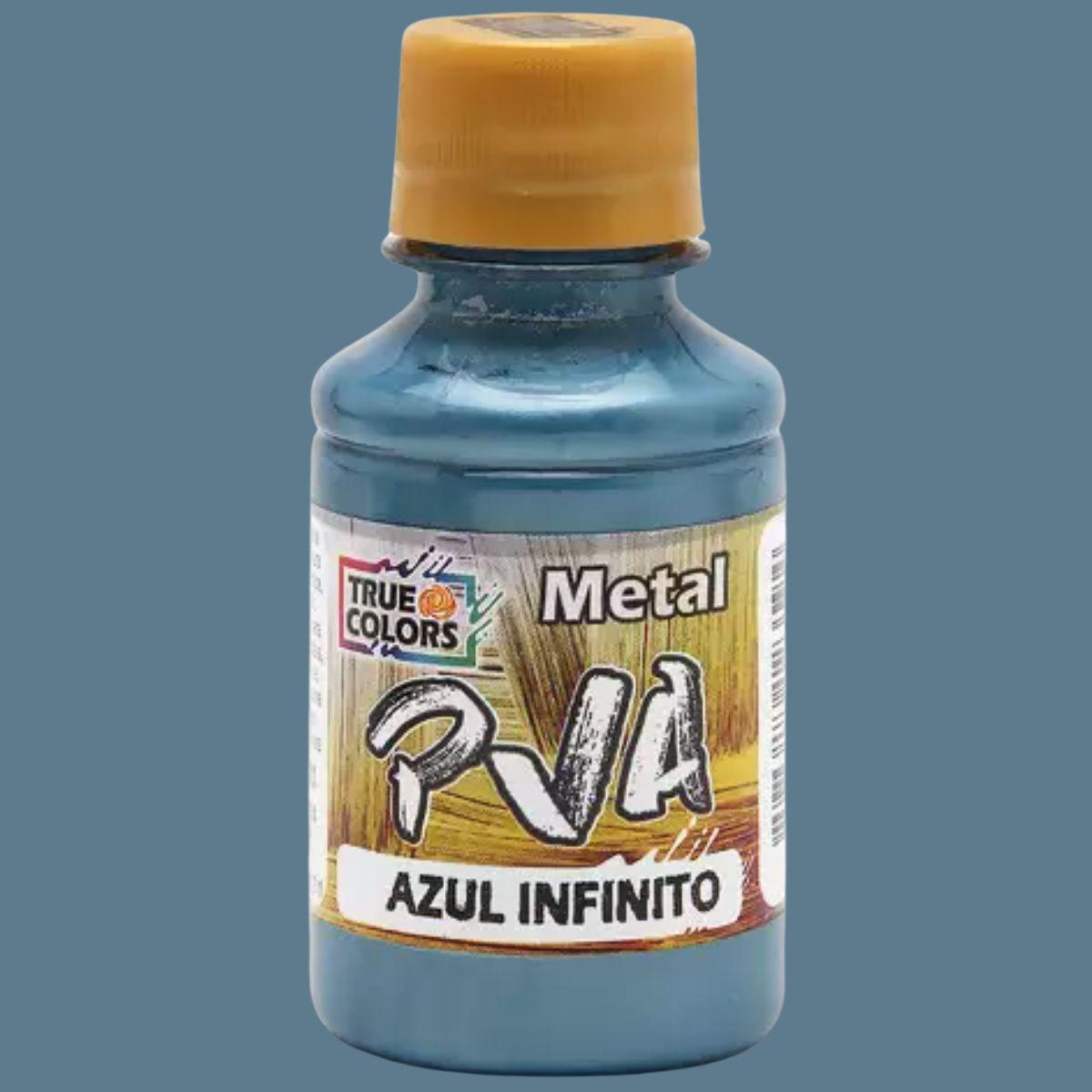 Tinta PVA True Colors 100ml Metálica - Palácio da Arte