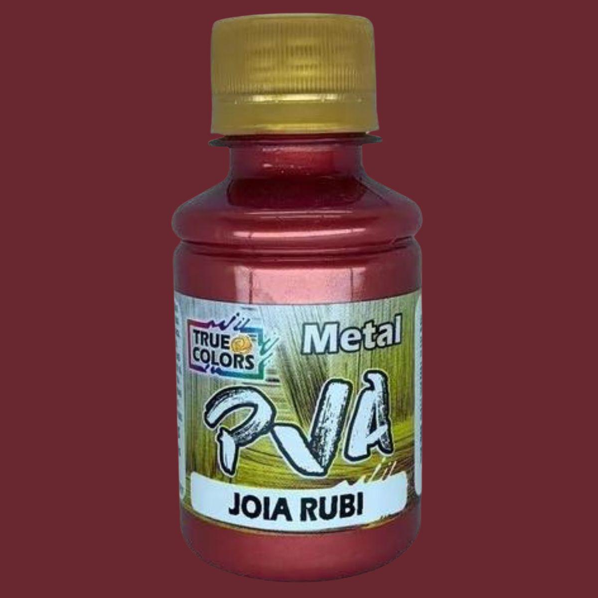 Tinta PVA True Colors 100ml Metálica - Palácio da Arte