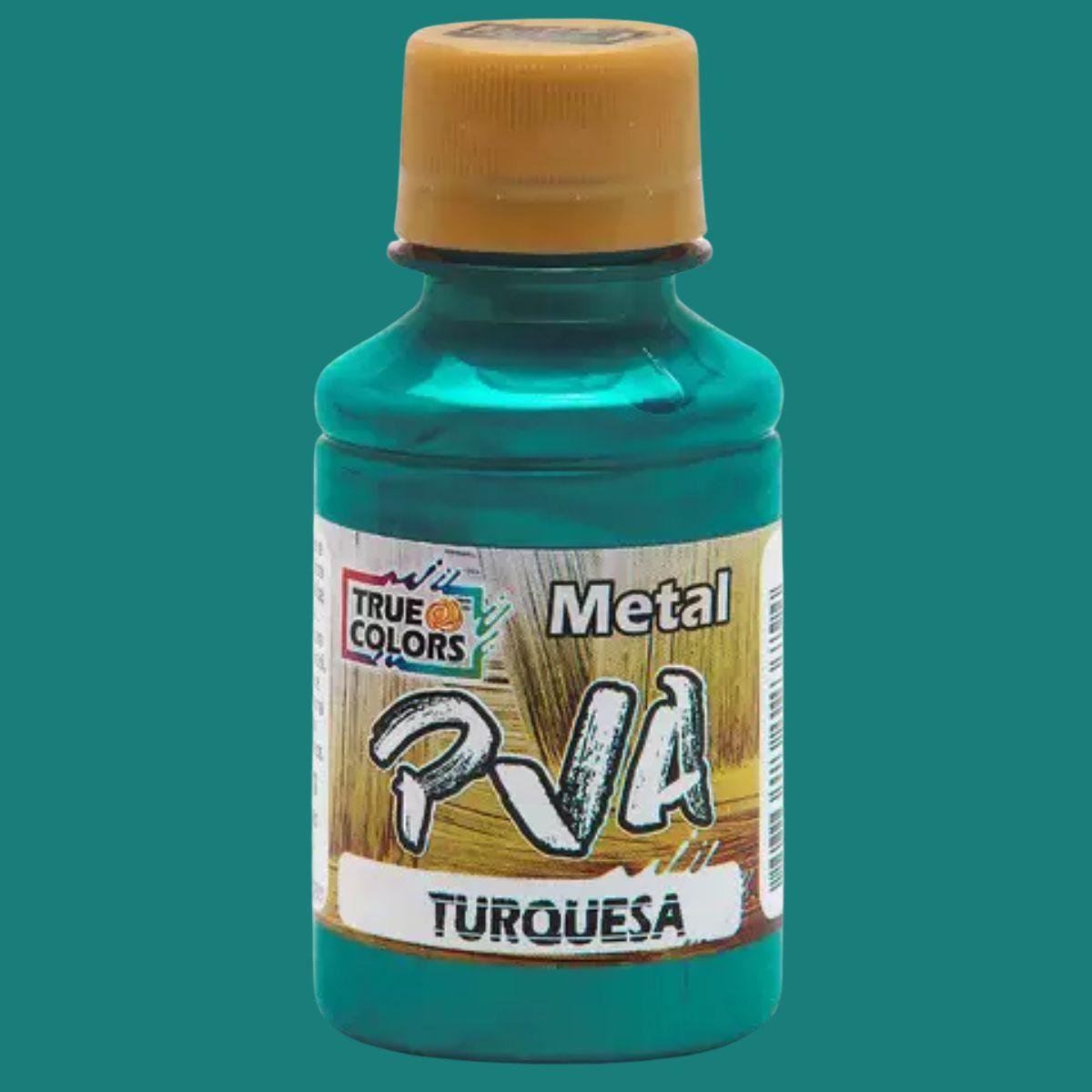 Tinta PVA True Colors 100ml Metálica - Palácio da Arte