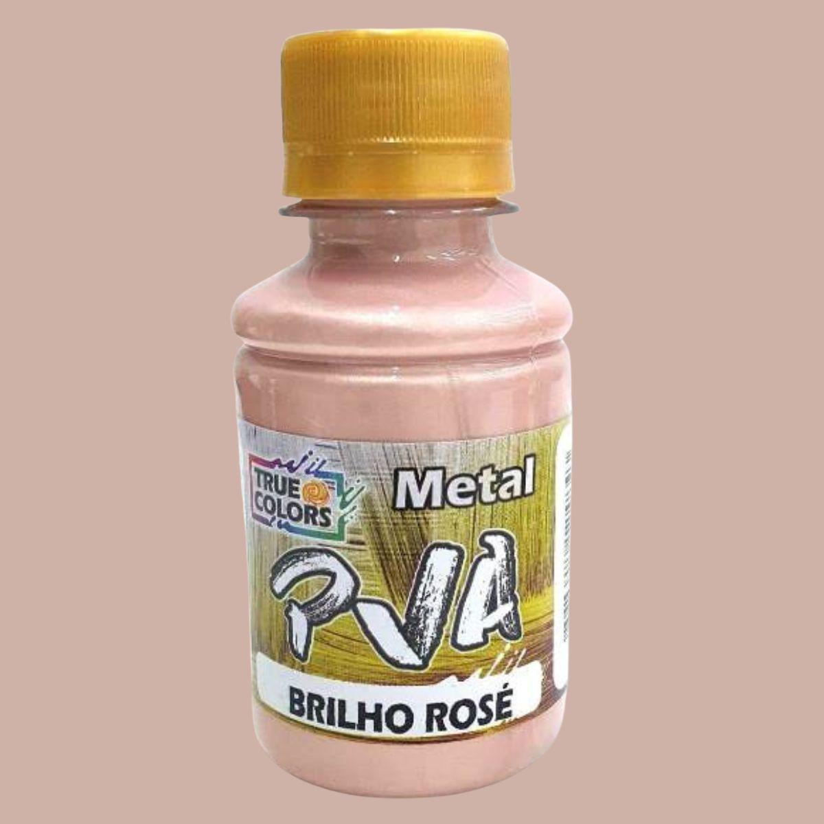 Tinta PVA True Colors 100ml Metálica - Palácio da Arte