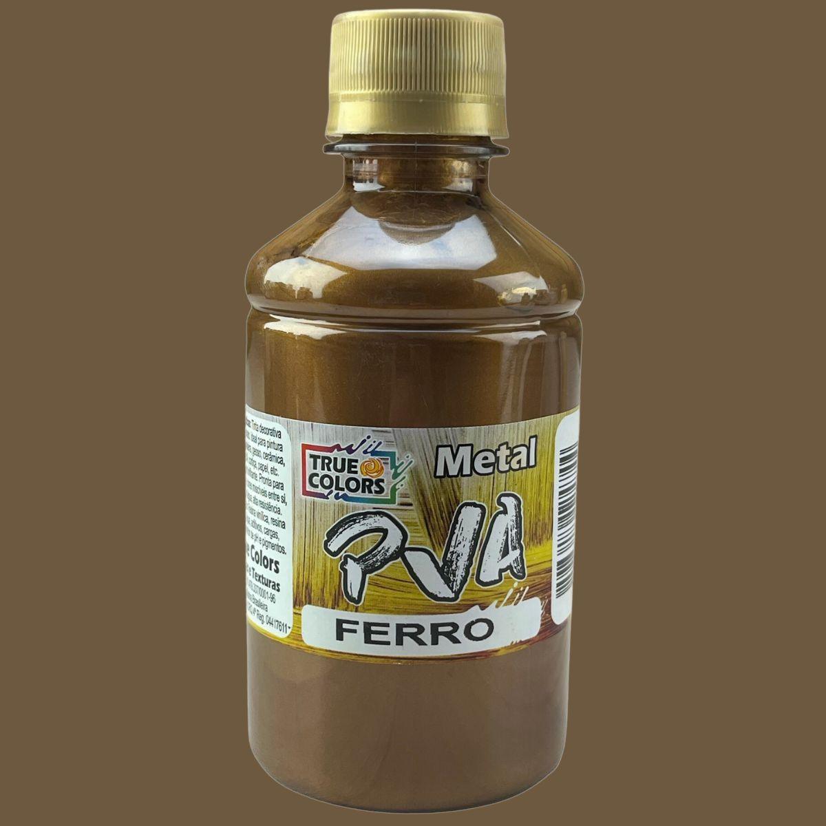 Tinta PVA True Colors 250ml Metálica - Palácio da Arte