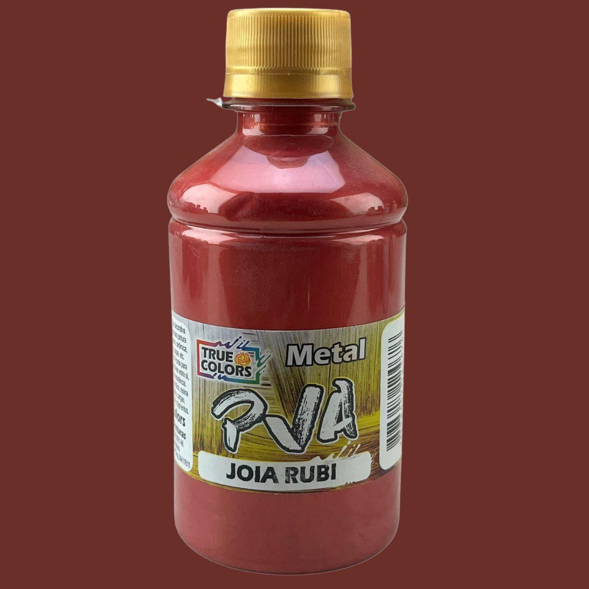 Tinta PVA True Colors 250ml Metálica - Palácio da Arte