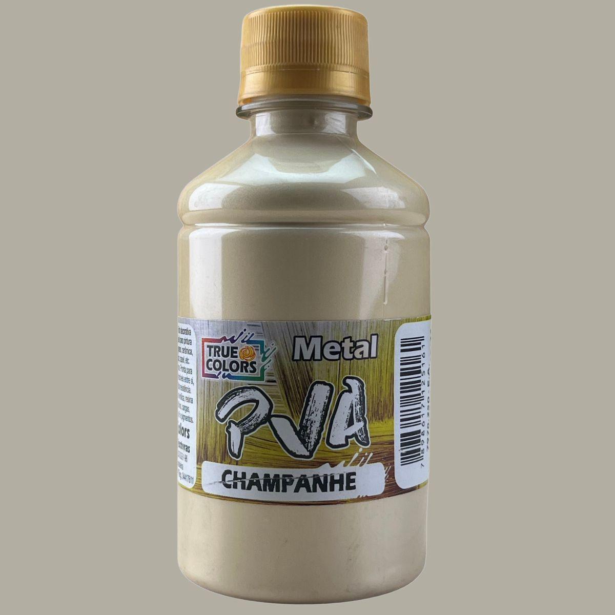 Tinta PVA True Colors 250ml Metálica - Palácio da Arte