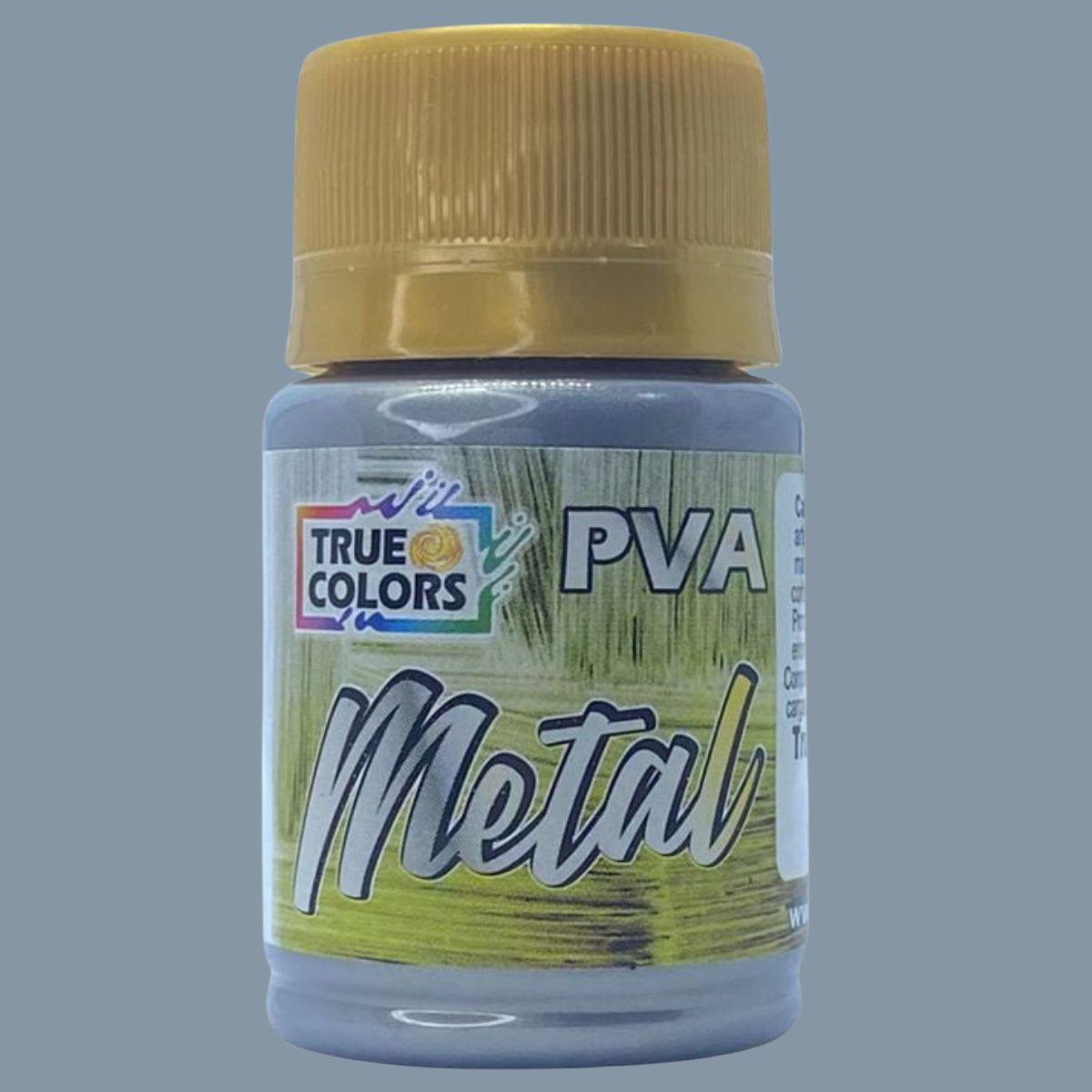 Tinta PVA True Colors 37ml Metálica - Palácio da Arte