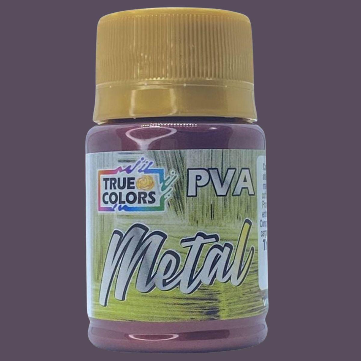 Tinta PVA True Colors 37ml Metálica - Palácio da Arte