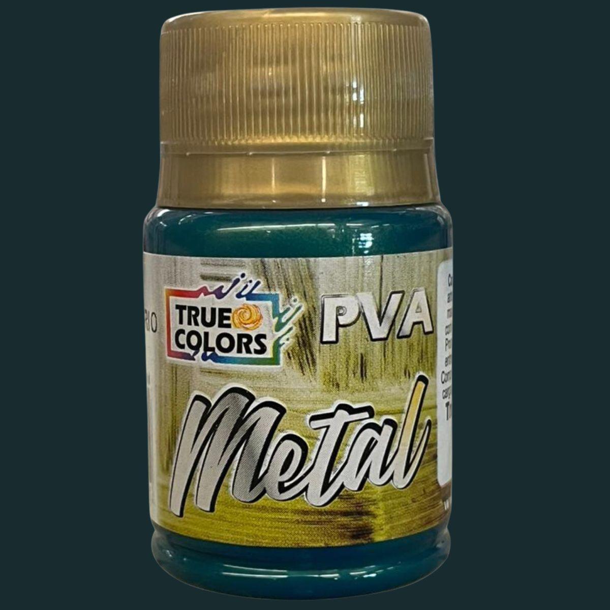 Tinta PVA True Colors 37ml Metálica - Palácio da Arte