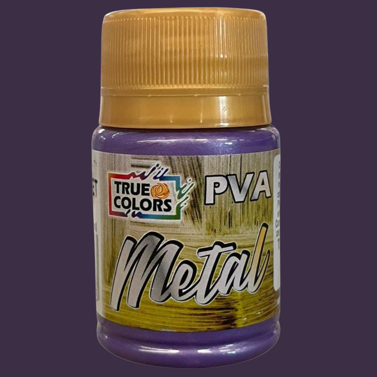 Tinta PVA True Colors 37ml Metálica - Palácio da Arte