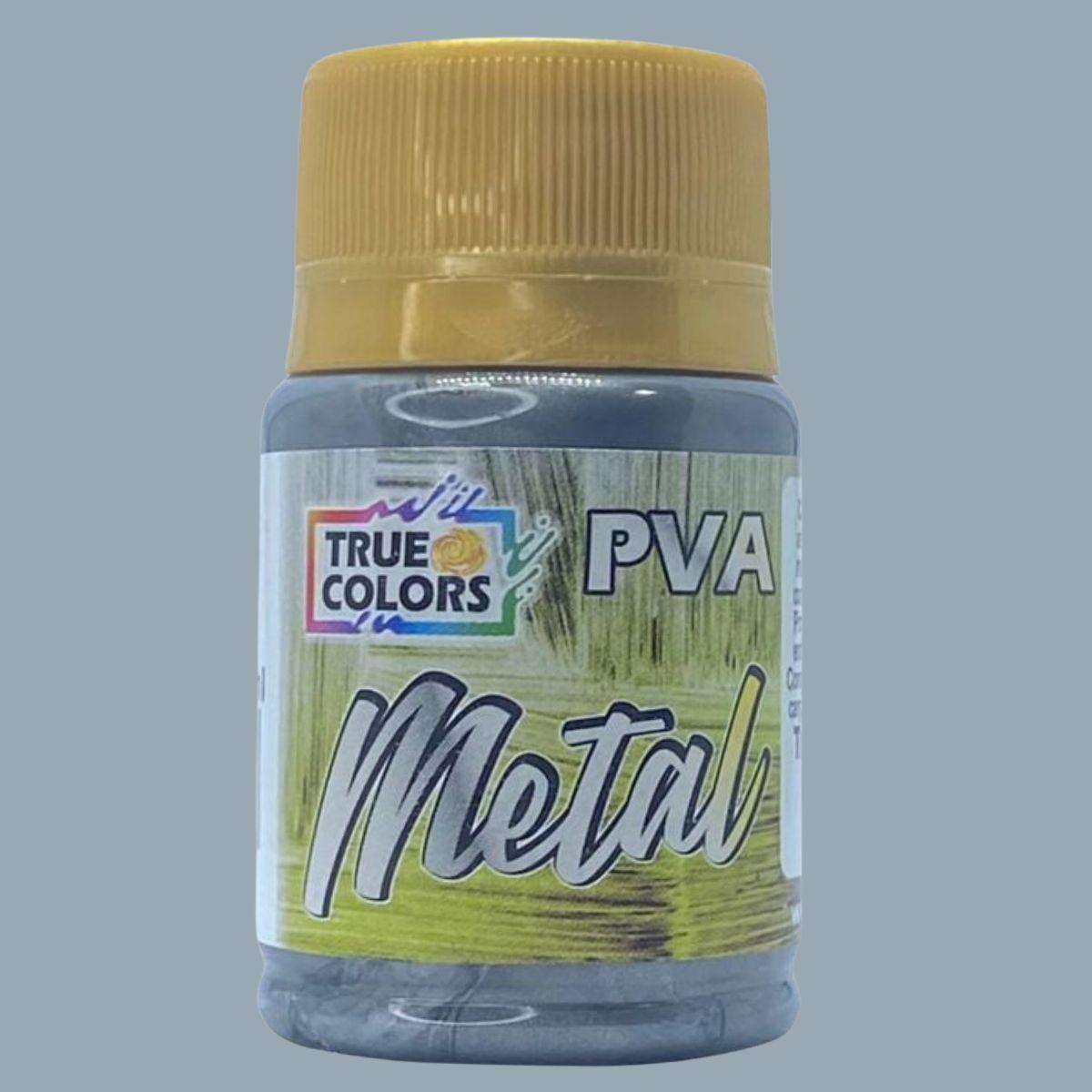 Tinta PVA True Colors 37ml Metálica - Palácio da Arte