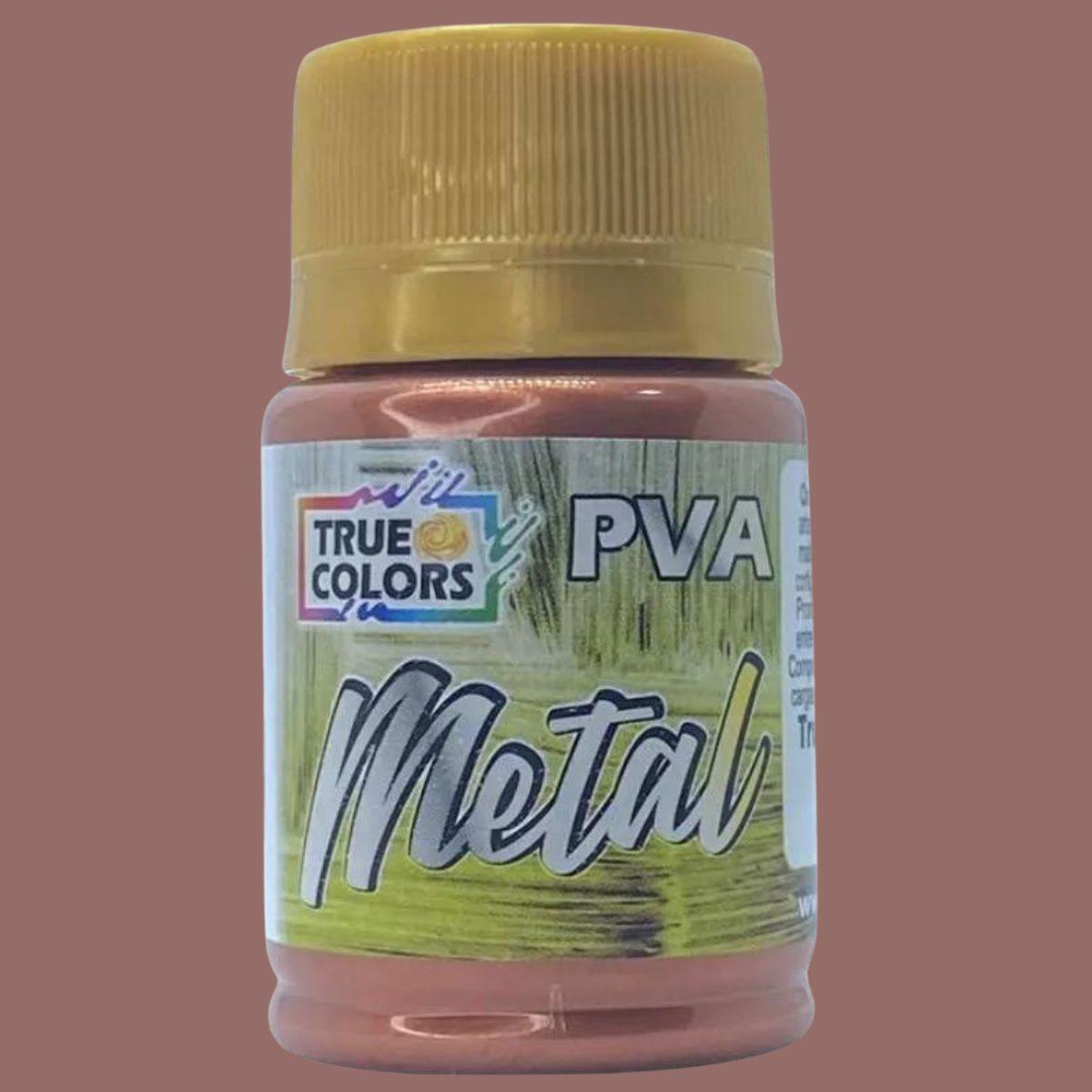 Tinta PVA True Colors 37ml Metálica - Palácio da Arte