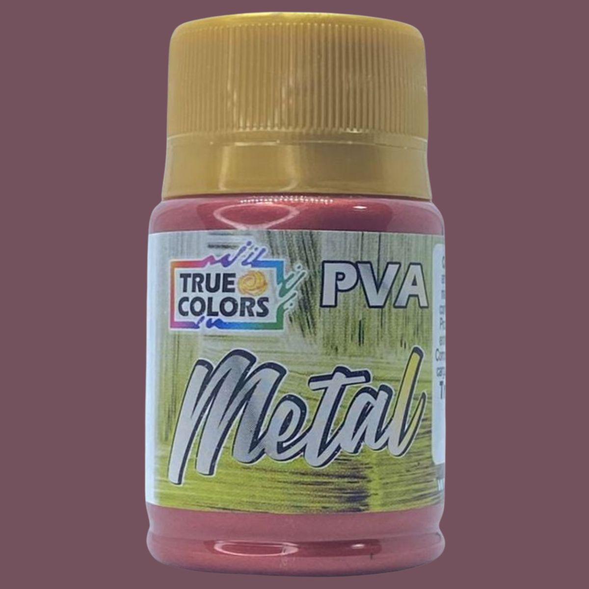 Tinta PVA True Colors 37ml Metálica - Palácio da Arte