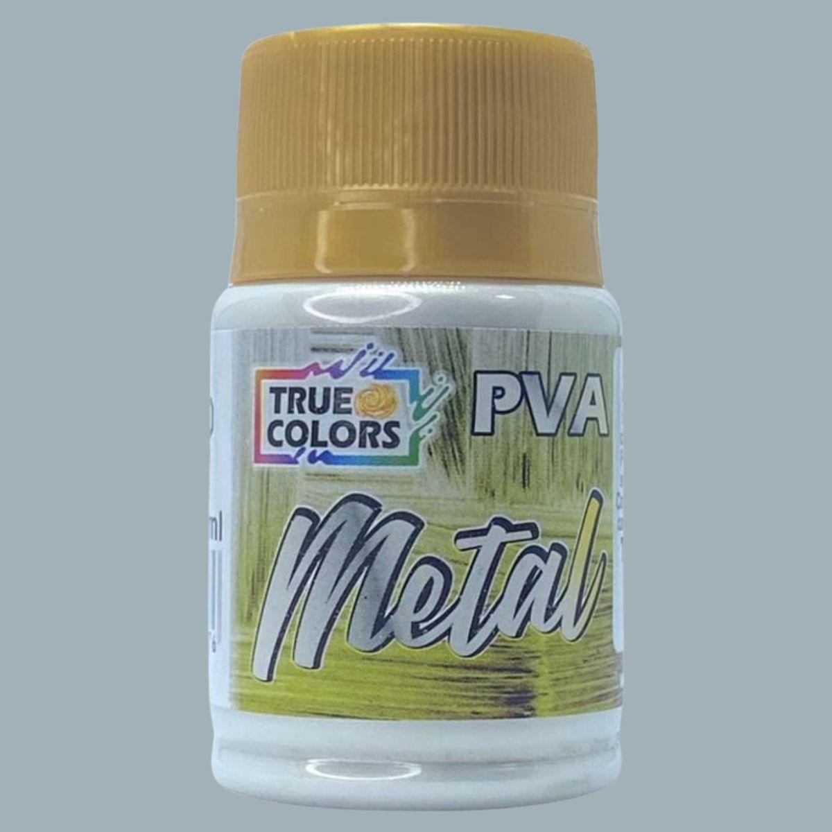 Tinta PVA True Colors 37ml Metálica - Palácio da Arte