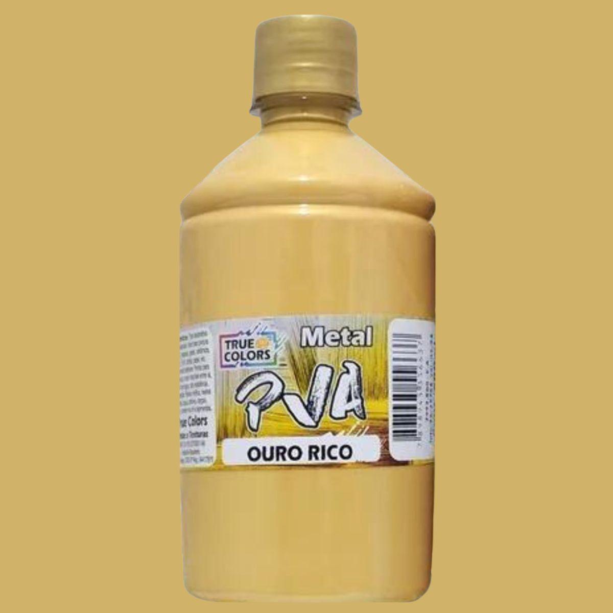 Tinta PVA True Colors 500ml Metálica - Palácio da Arte