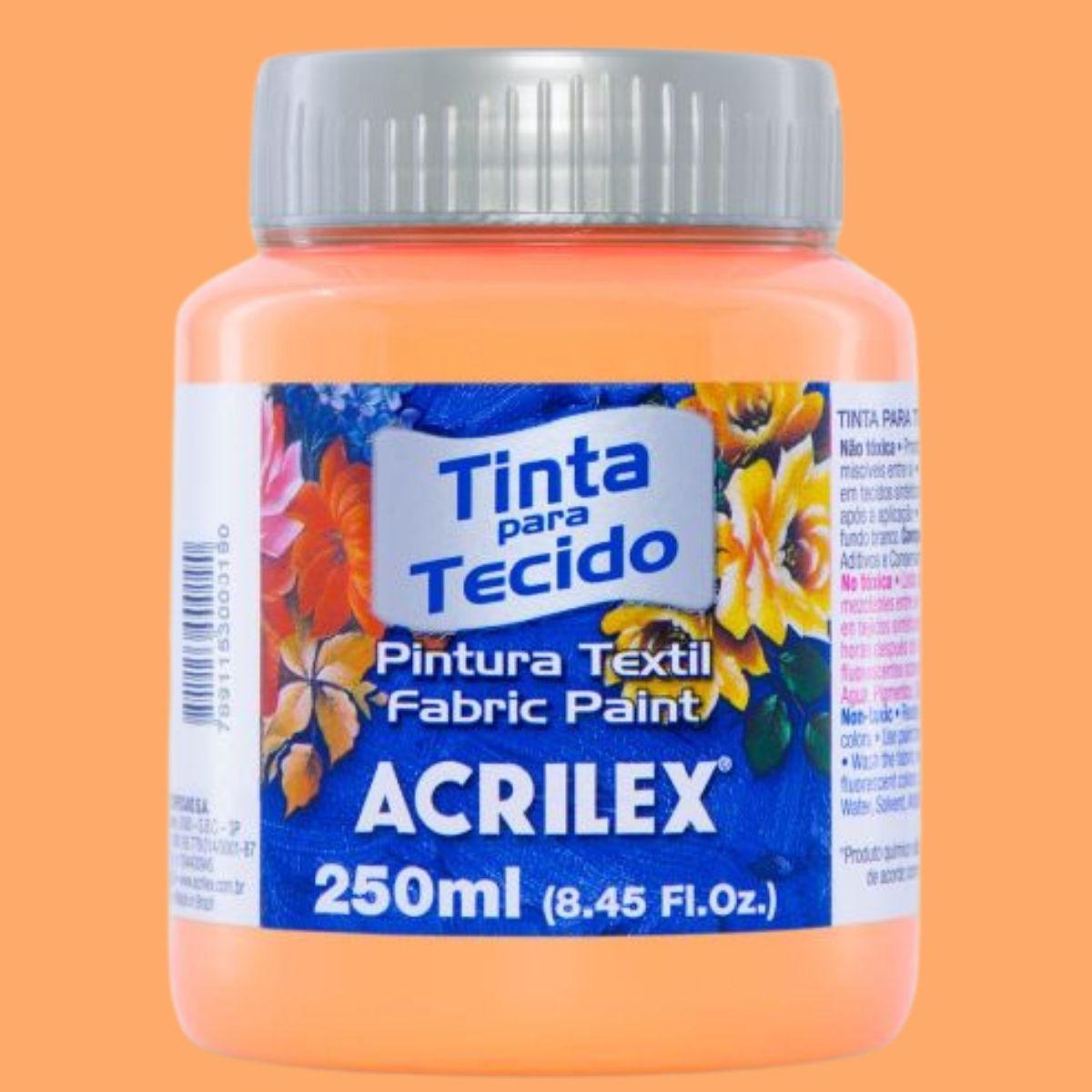 Tinta Tecido Acrilex 250ml Fosca - Palácio da Arte