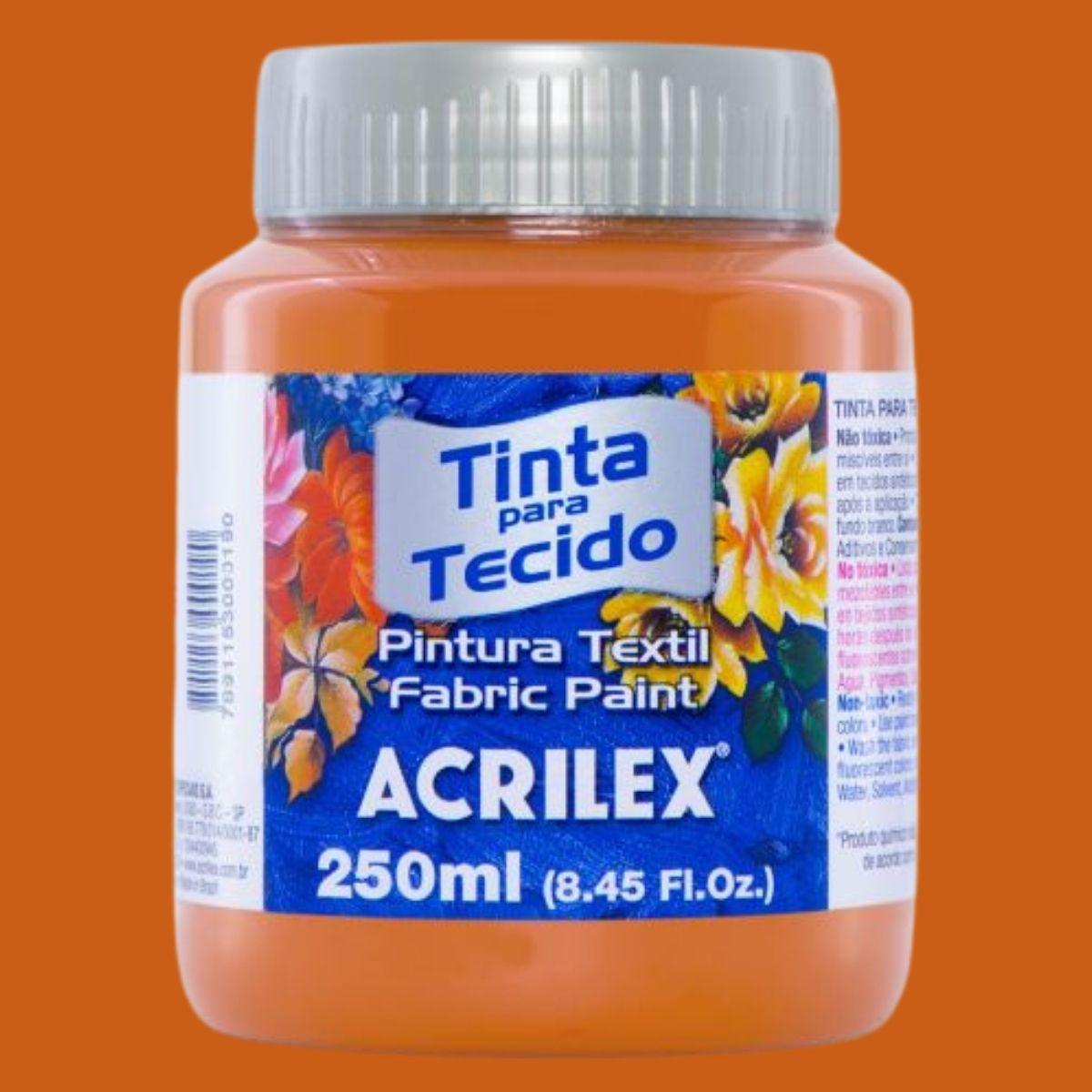 Tinta Tecido Acrilex 250ml Fosca - Palácio da Arte