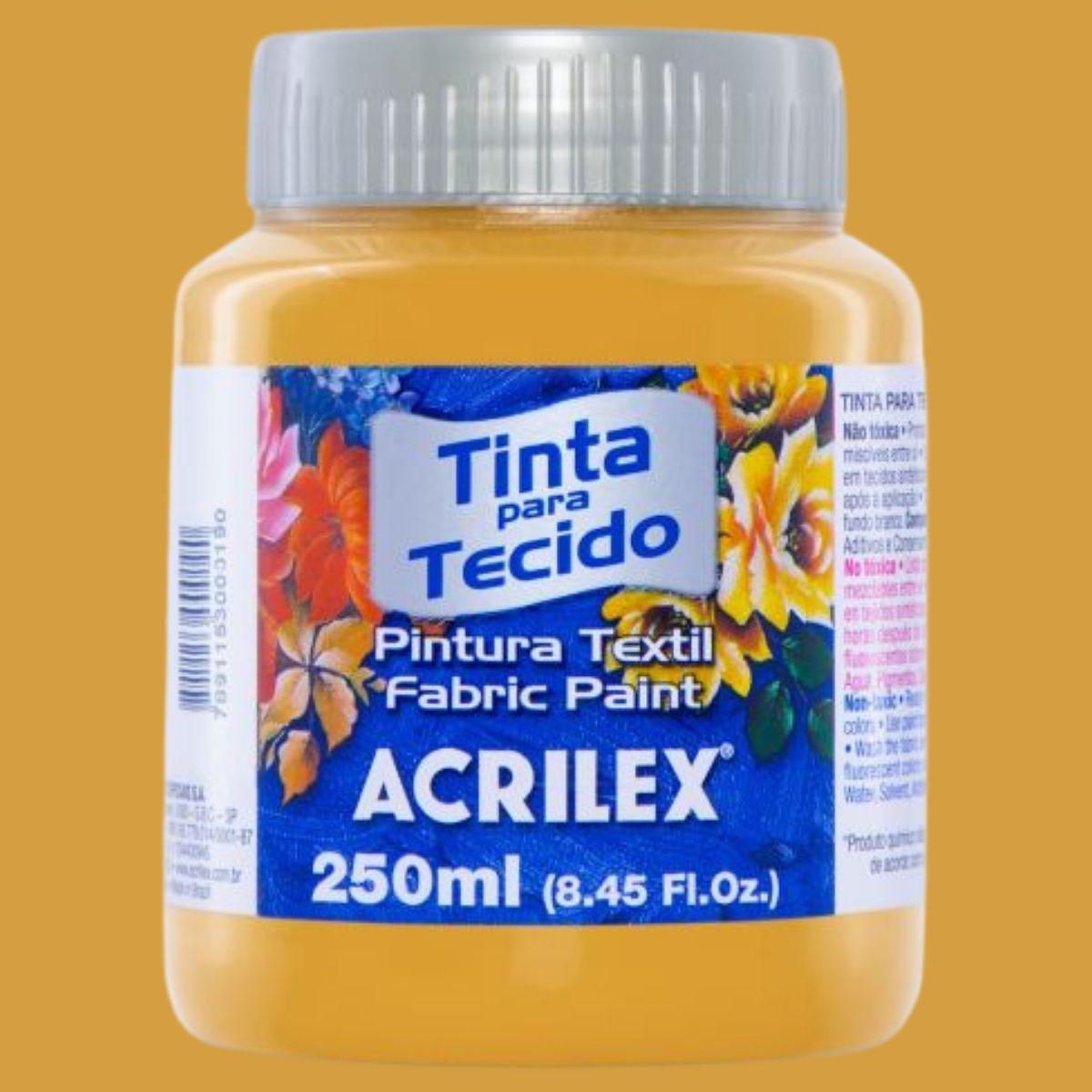 Tinta Tecido Acrilex 250ml Fosca - Palácio da Arte