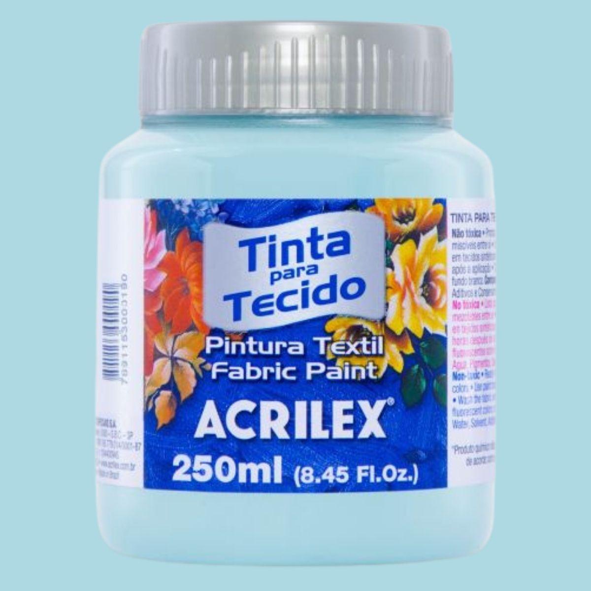 Tinta Tecido Acrilex 250ml Fosca - Palácio da Arte