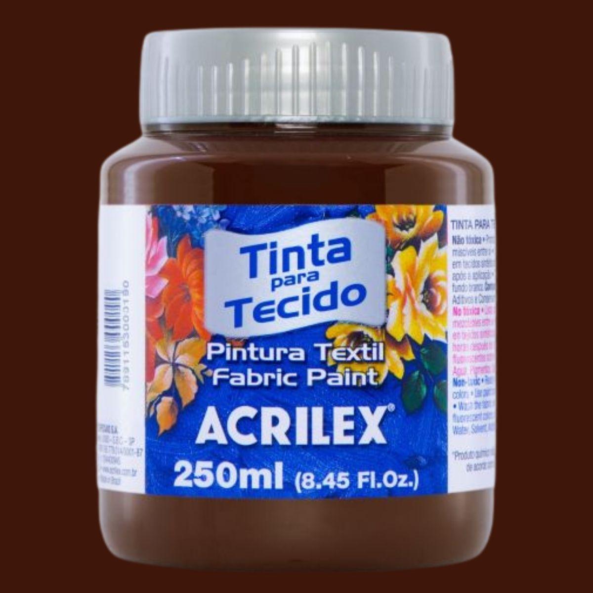 Tinta Tecido Acrilex 250ml Fosca - Palácio da Arte