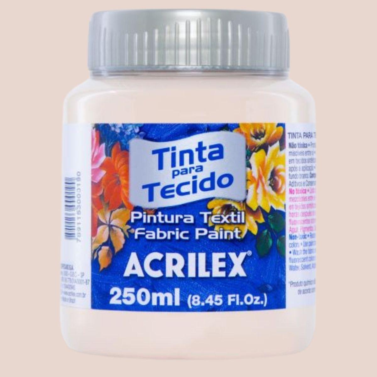 Tinta Tecido Acrilex 250ml Fosca - Palácio da Arte