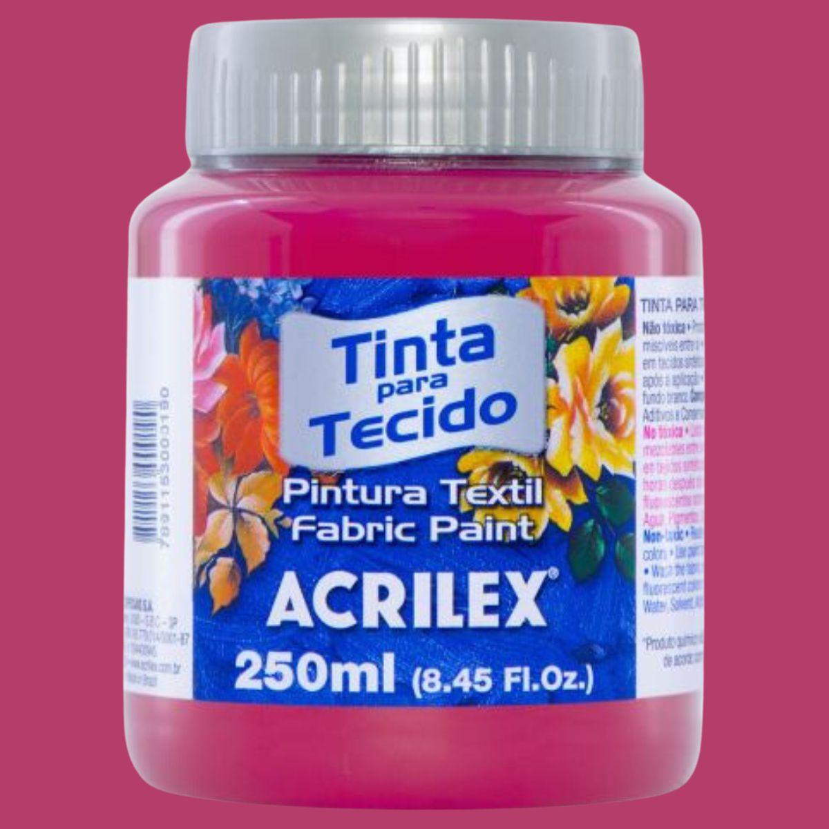 Tinta Tecido Acrilex 250ml Fosca - Palácio da Arte