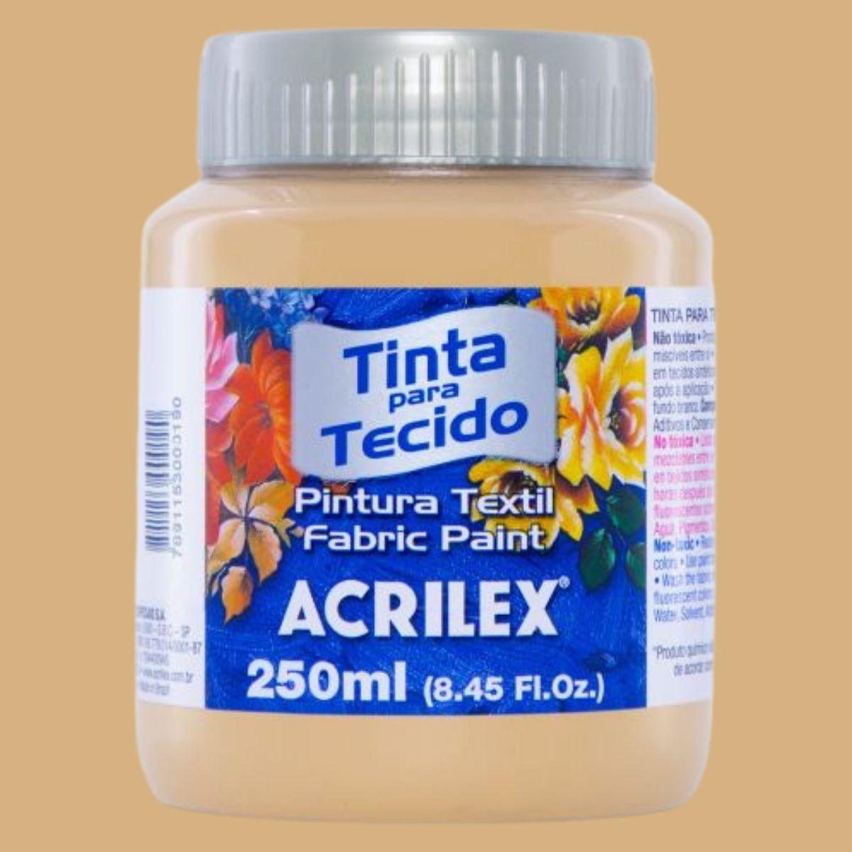 Tinta Tecido Acrilex 250ml Fosca - Palácio da Arte