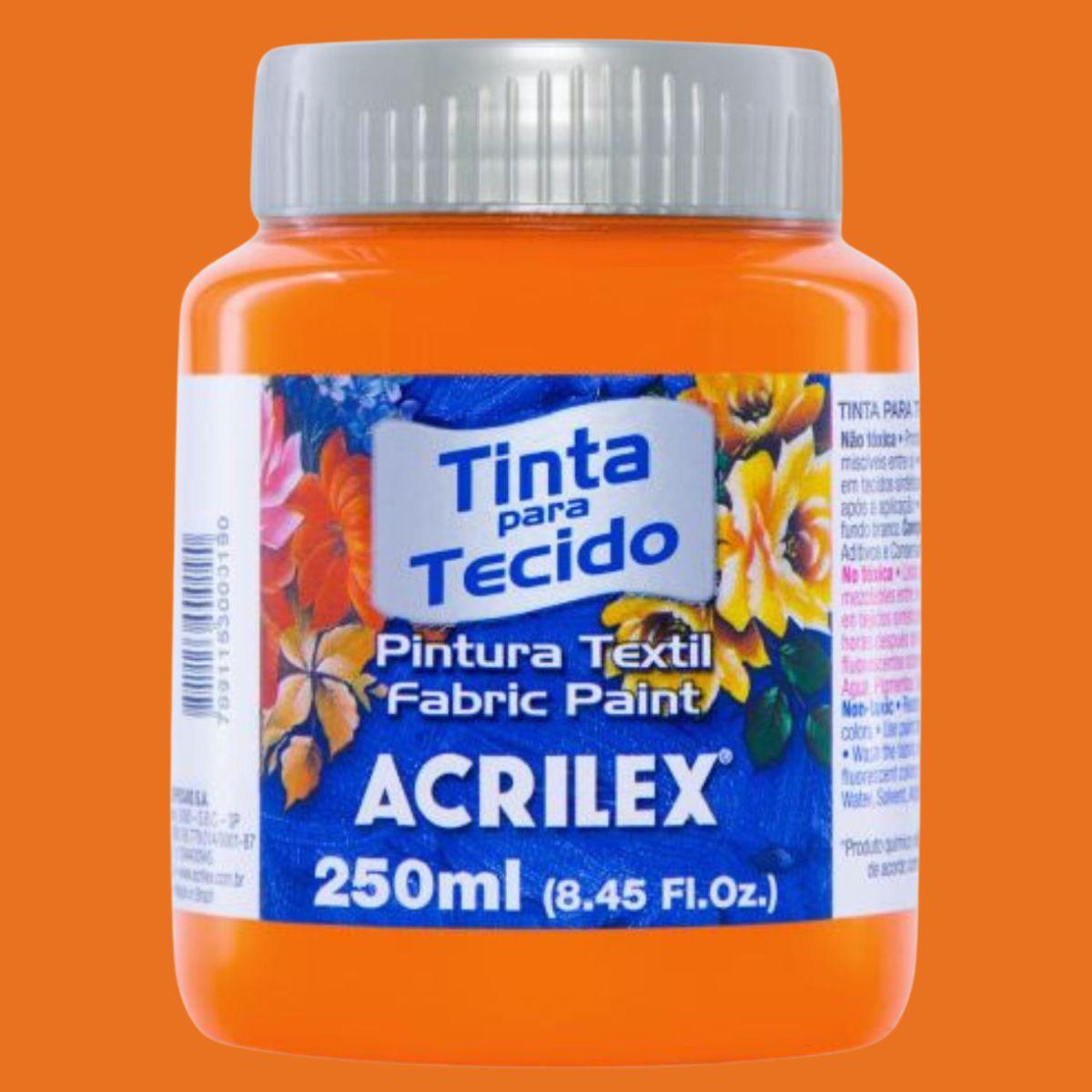 Tinta Tecido Acrilex 250ml Fosca - Palácio da Arte