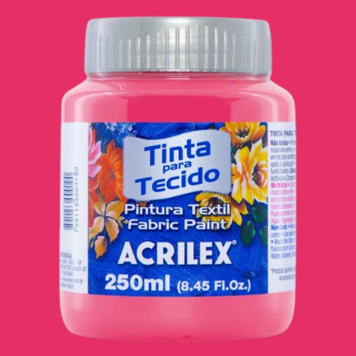 Tinta Tecido Acrilex 250ml Fosca - Palácio da Arte