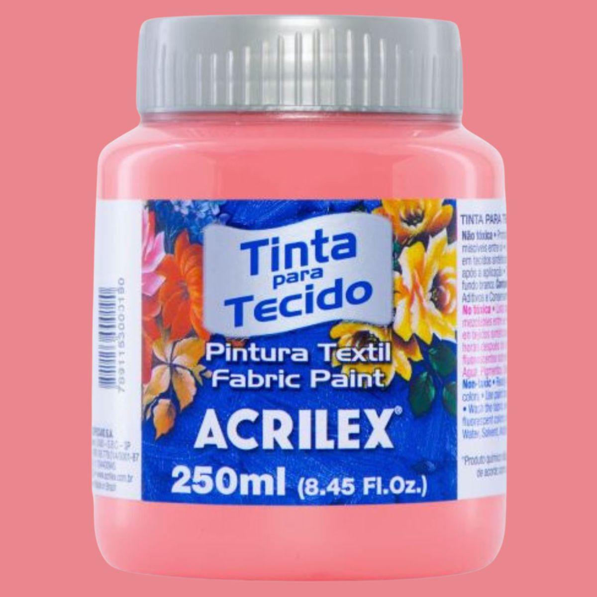 Tinta Tecido Acrilex 250ml Fosca - Palácio da Arte